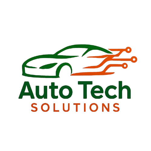 Auto Tech Solutions logo representing innovative cosmetic car repair services with tech-driven precision